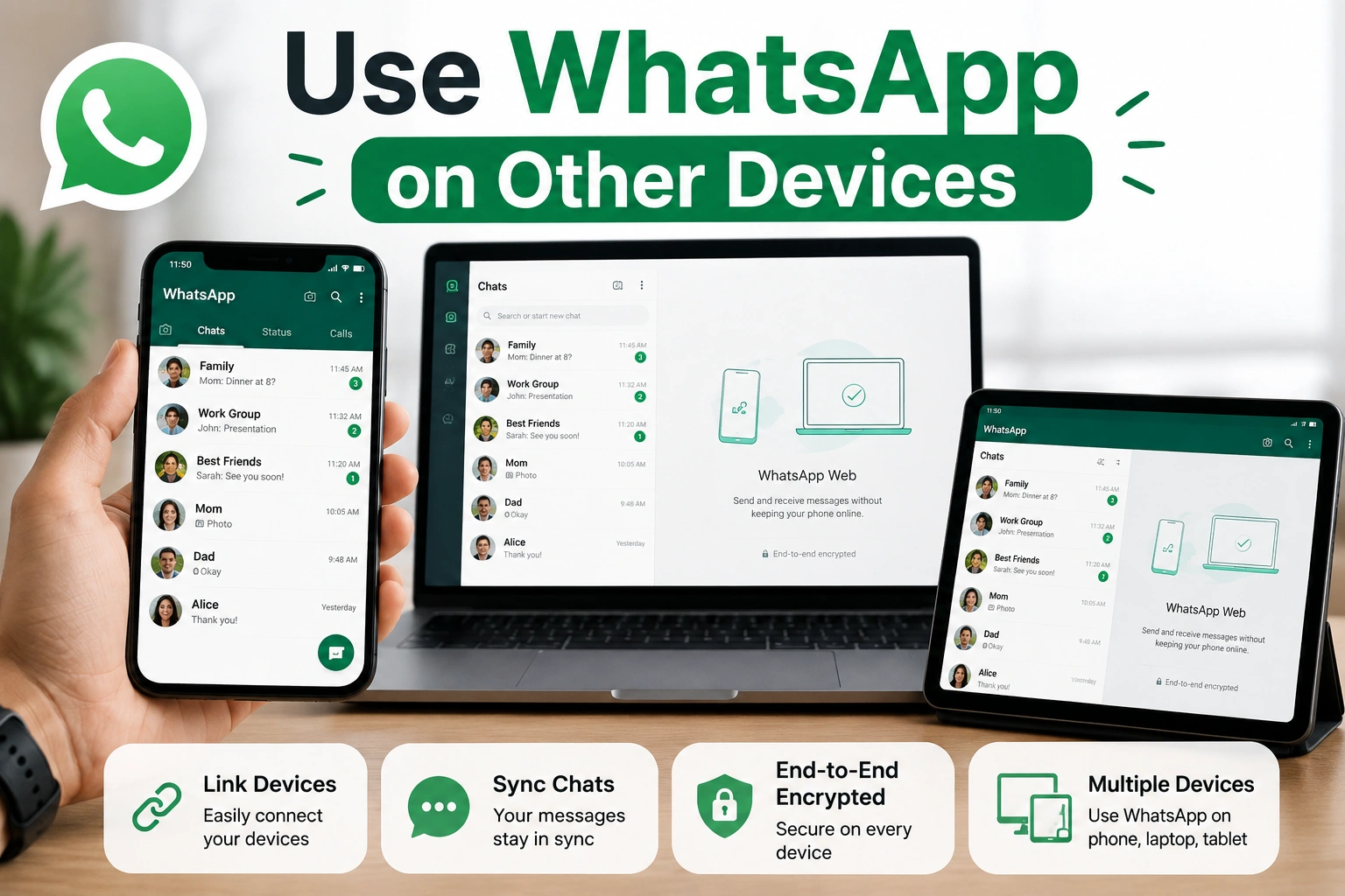 Use WhatsApp on Other Devices