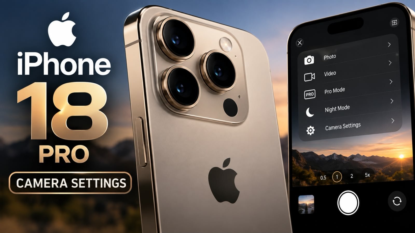 iPhone 18 Pro Camera Setting