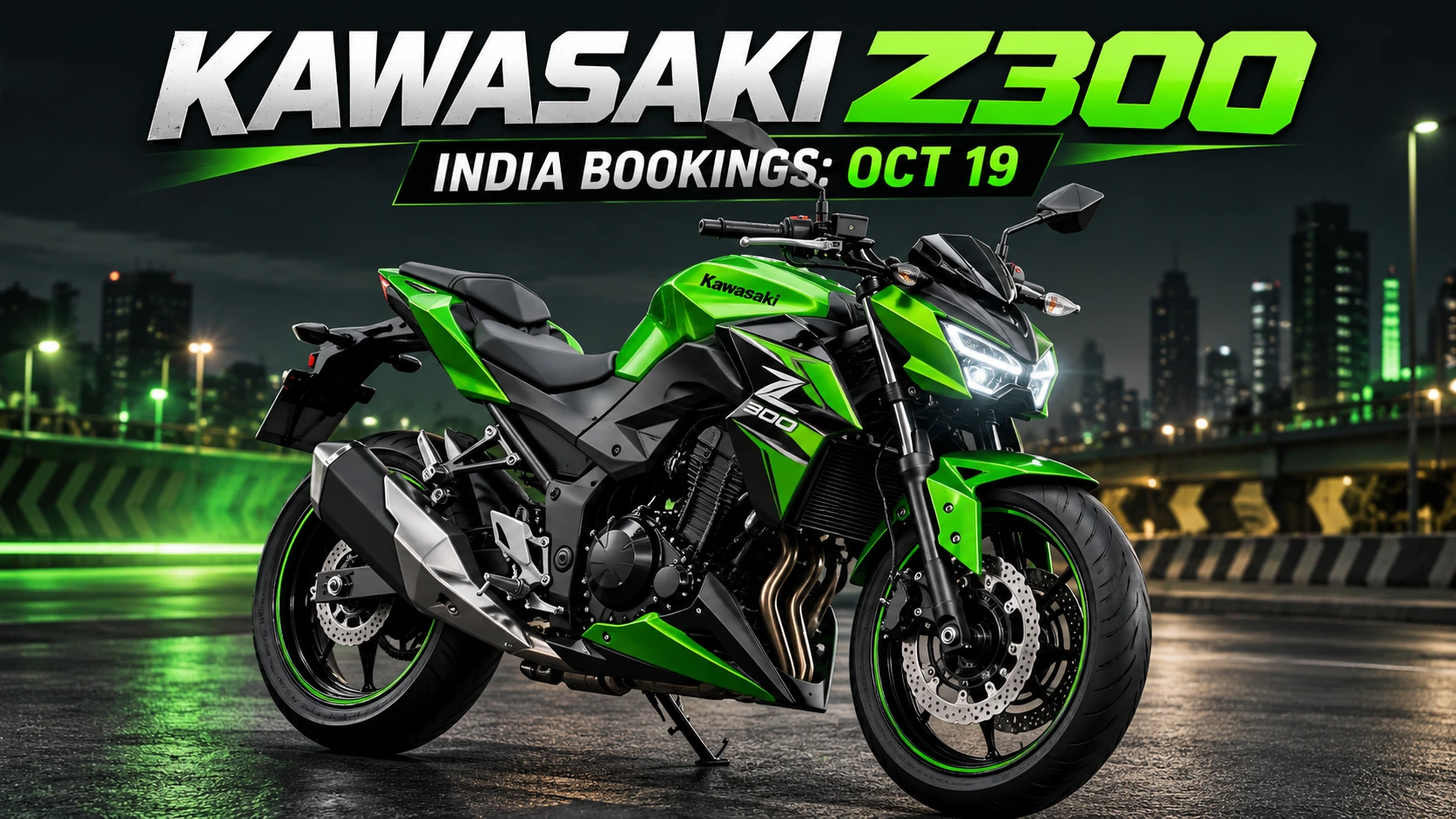 Kawasaki Z300 India Launch